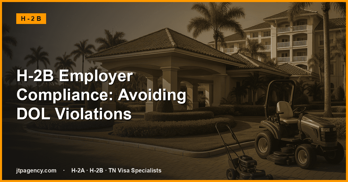 H-2B Employer Compliance: Avoiding DOL Violations