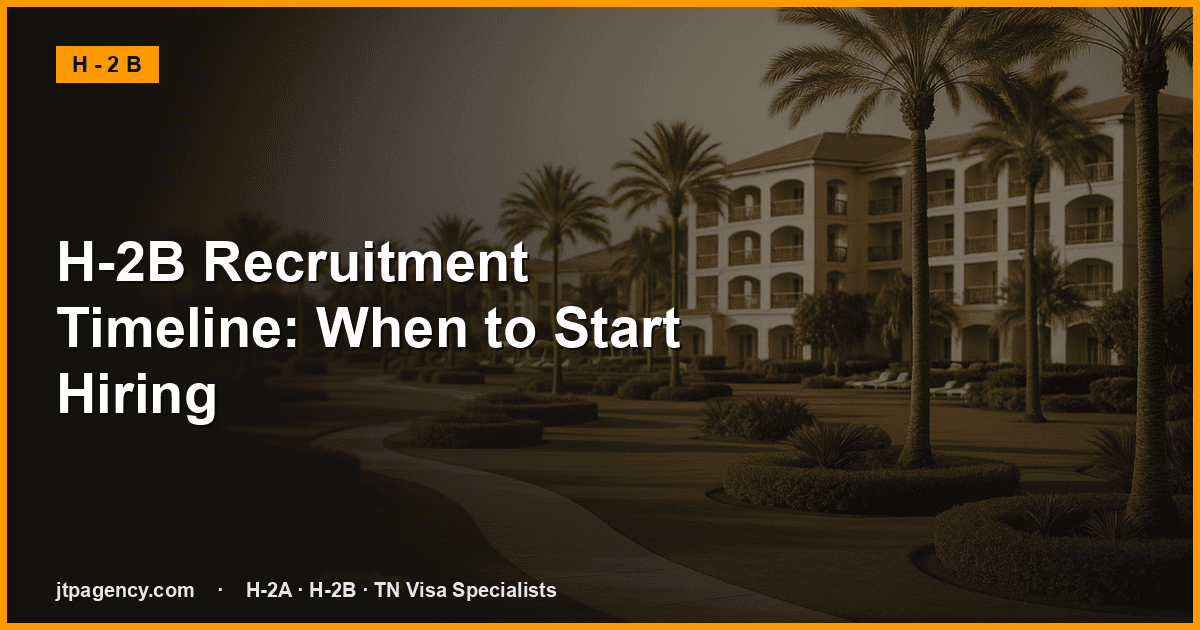 H-2B Recruitment Timeline: When to Start Hiring